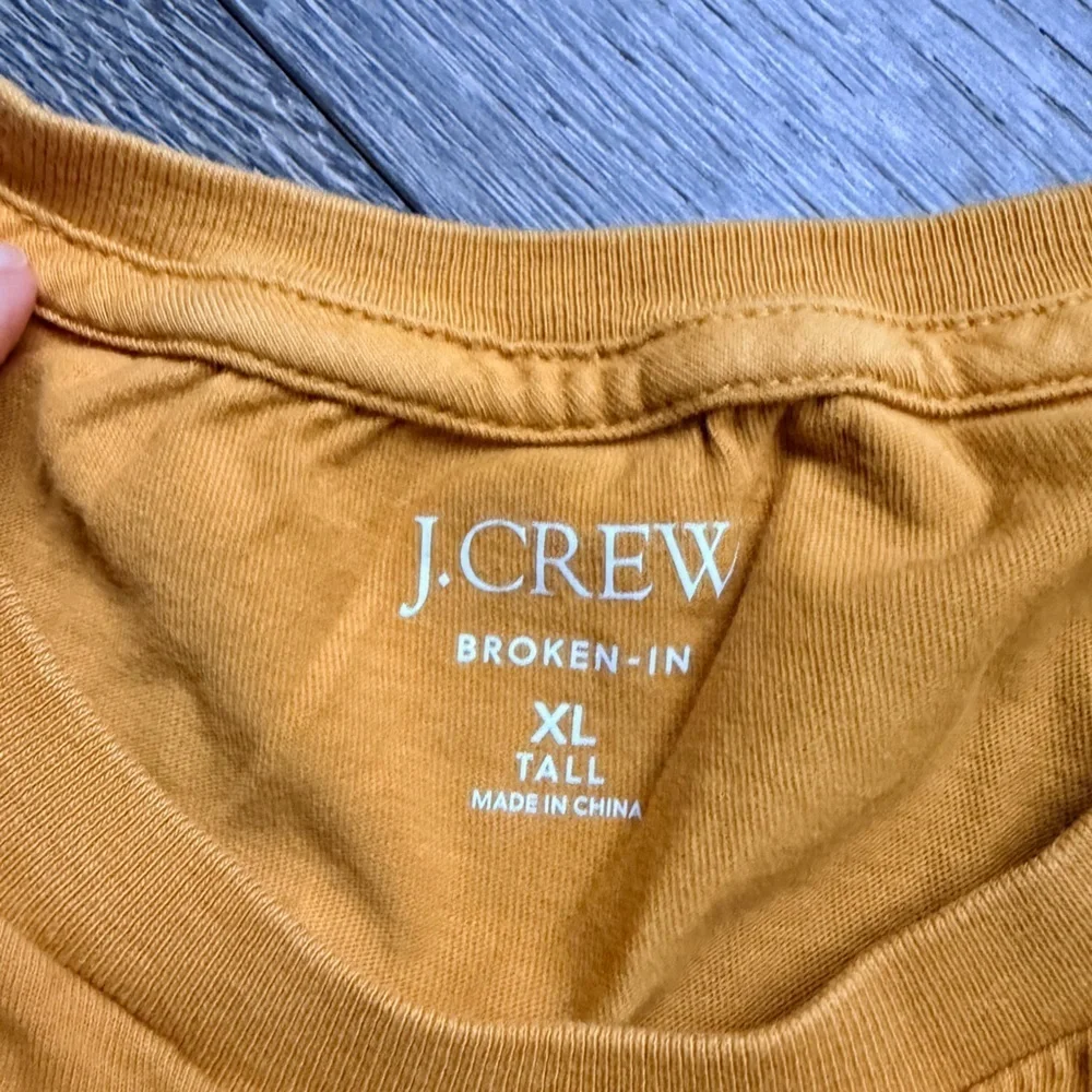 J. Crew Broken In Long Sleeve in Golden Yellow Size XL